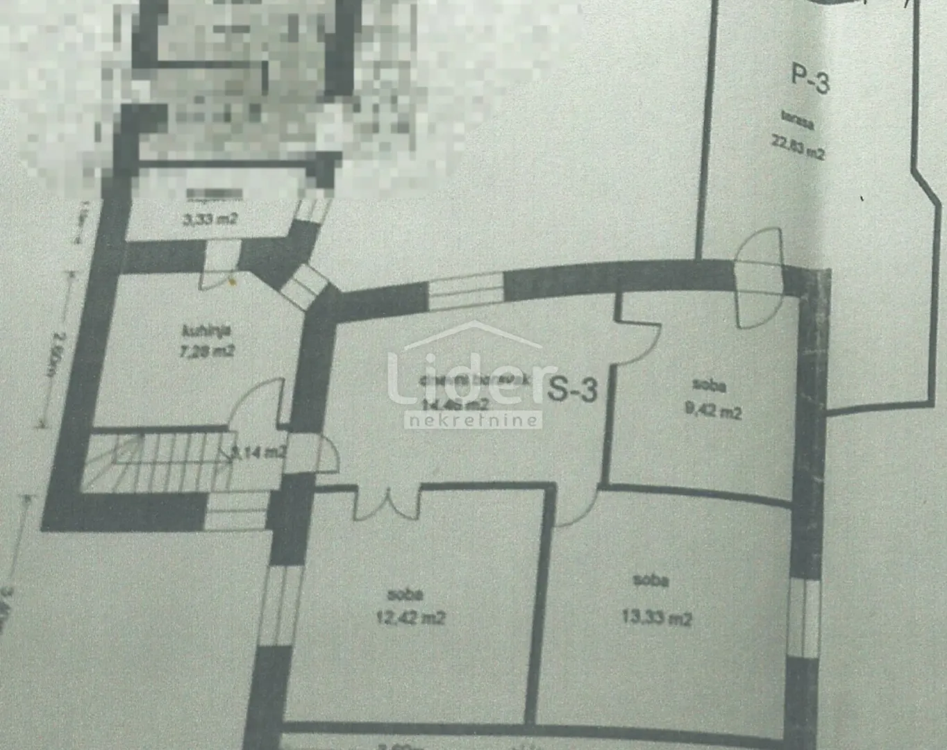 mali lošinj- stan u centru 90m2 - slika 14