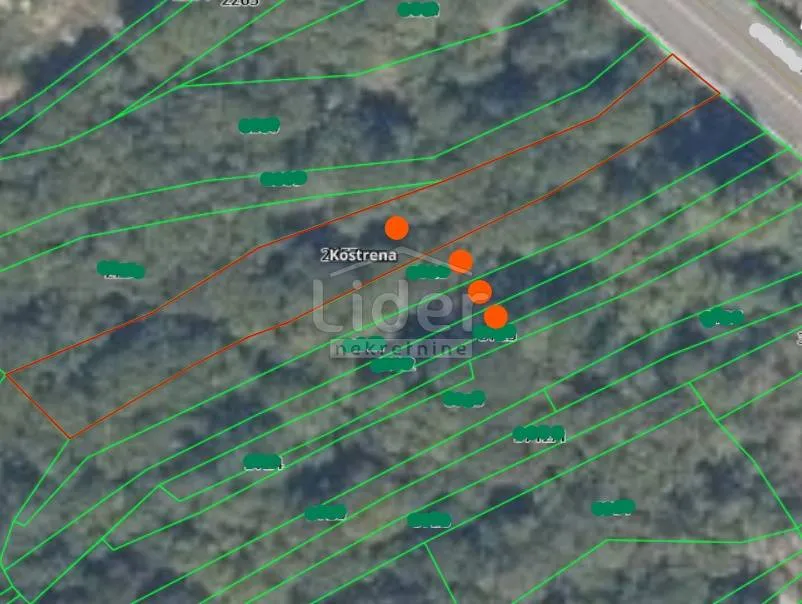 kostrena građevinsko zemljište s pogledom 1651m2 - slika 5