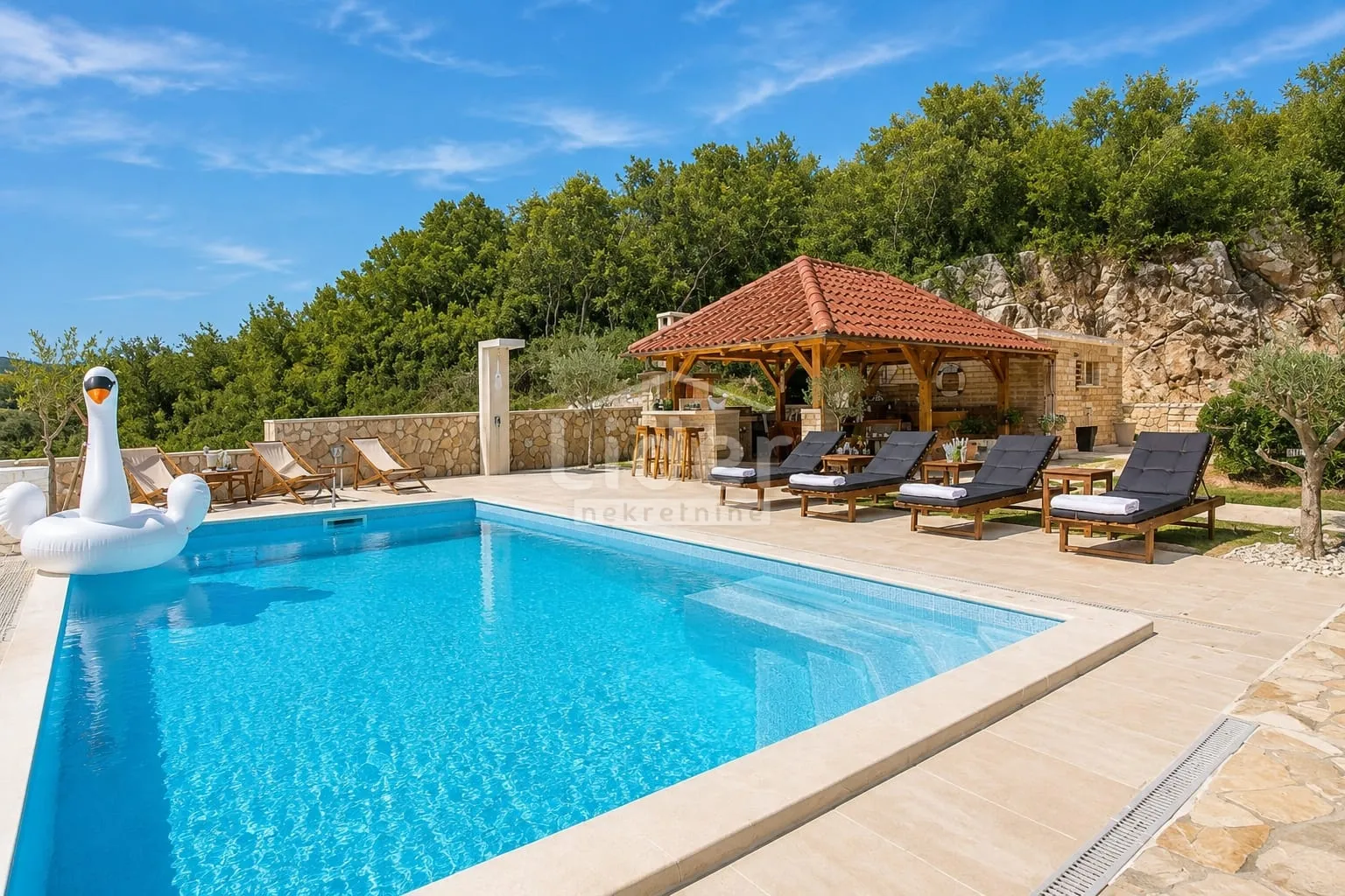 otok krk-klimno-2s+db 61m2 pogled more - slika 2