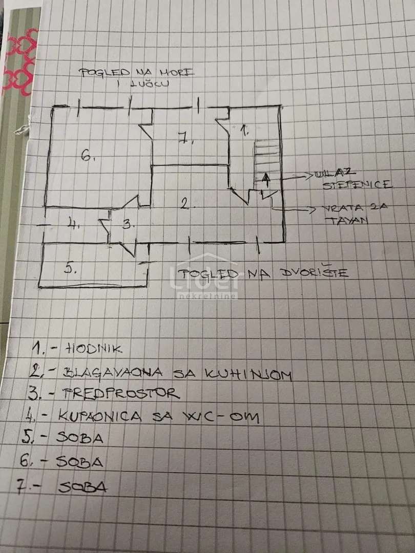 cres, centar, 15 m od mora! - slika 9
