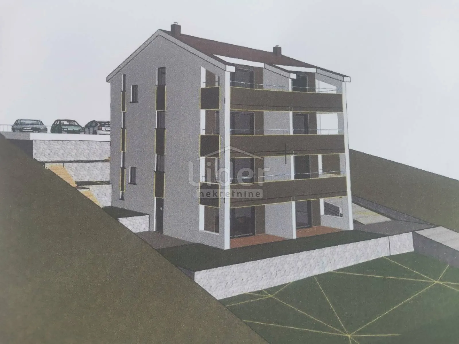 dramalj novogradnja, pogled na more + okućnica - slika 17