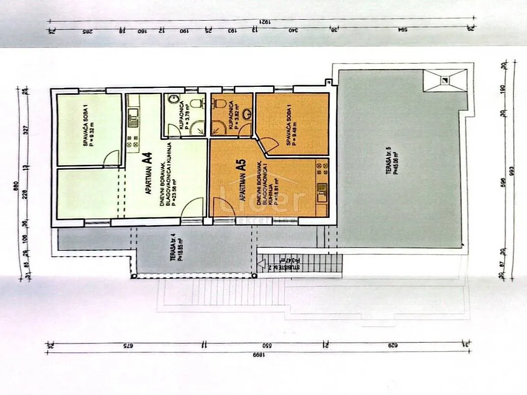 kuća sa 6 apartmana prvi red do mora - slika 33