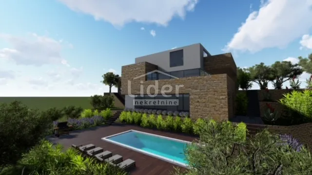 NEREZINE- teren s građevinskom dozvolom - Nerezine, Mali Lošinj