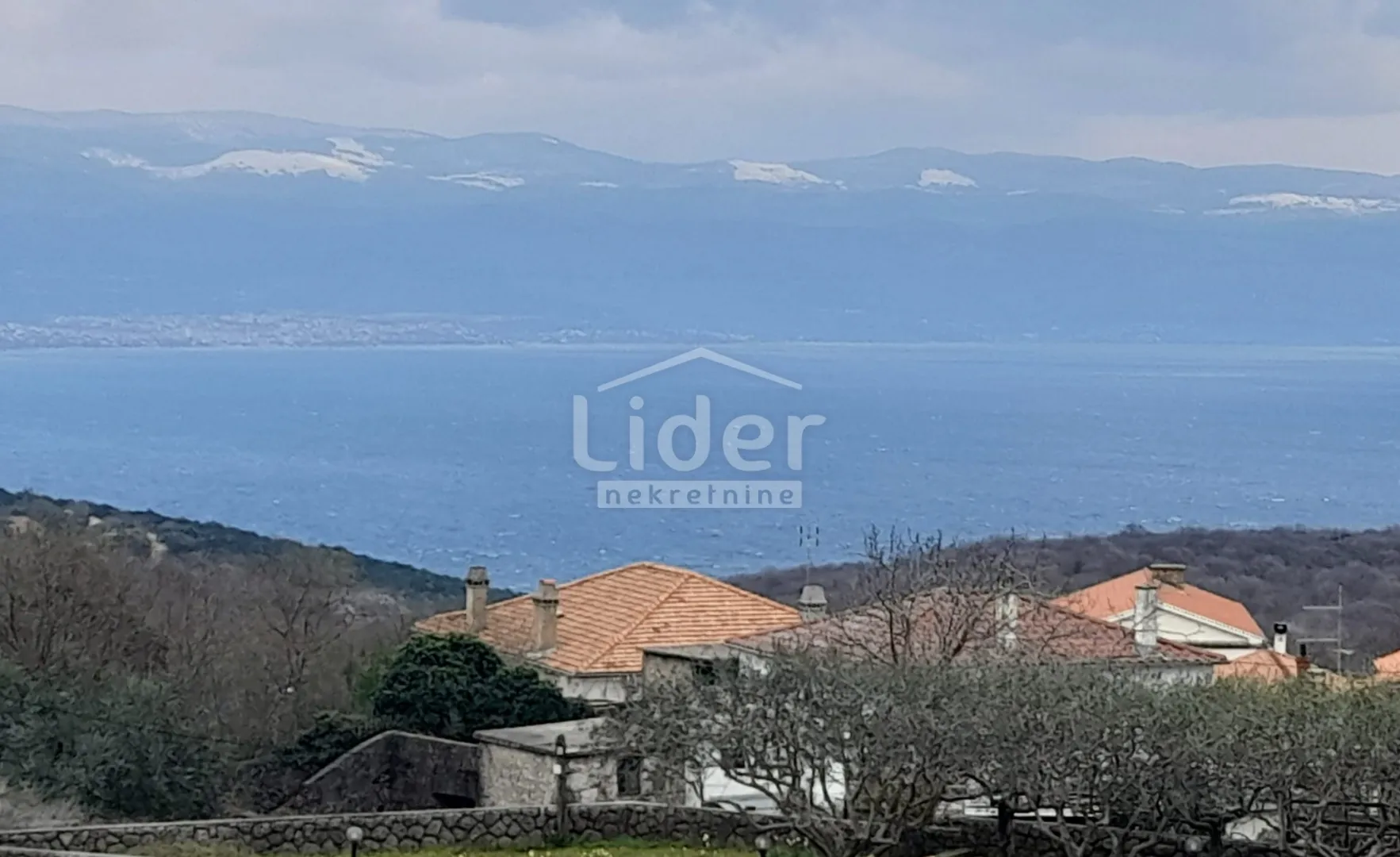 Otok Krk,risika-Građevinsko Zemljište S Pogledom Na More 931m2 - Risika, Vrbnik