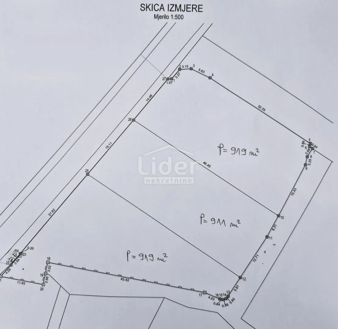 poljica brig građevinsko zemljište 919 m2 prodajemo - slika 4