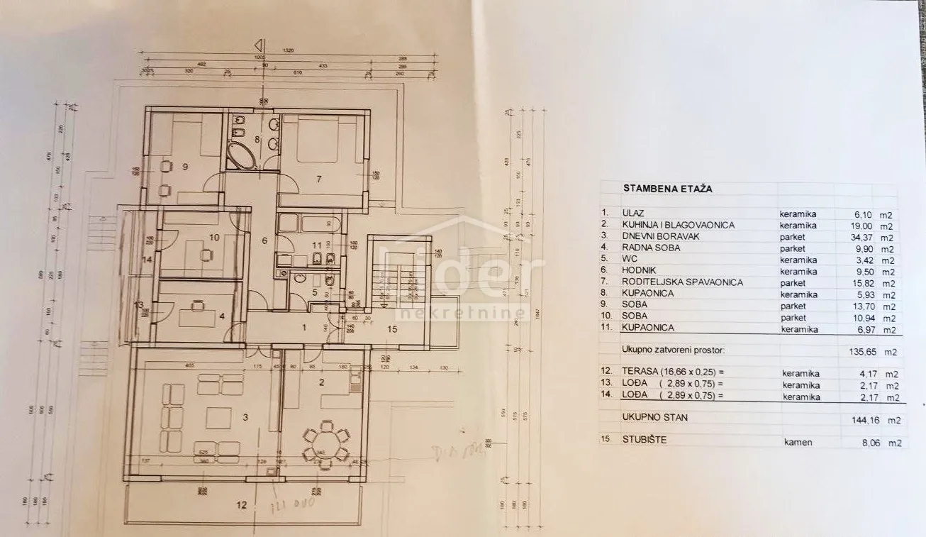 kastav zemljište od 1000 m2 s građevinskom dozvolom - slika 3