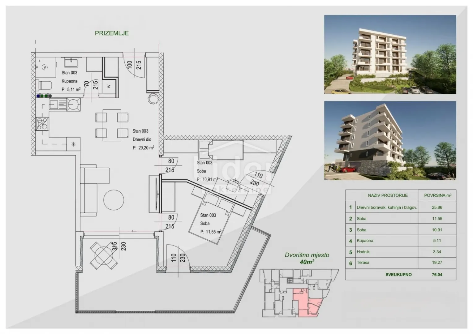 zamet -stan u novogradnji s pogledom na more - slika 3