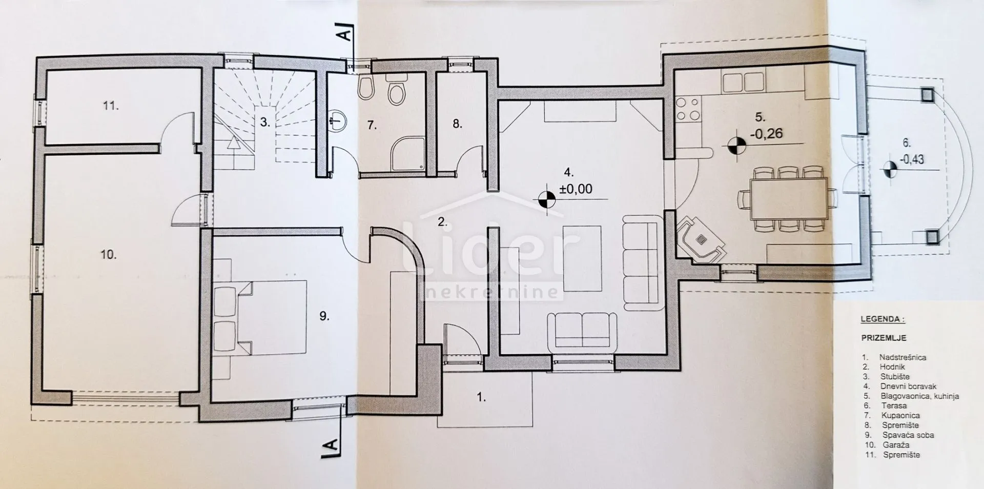 ribnica, samostojeću kuću prvi red do mora prodajemo - slika 35