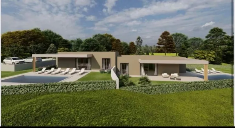istra, tinjan, duplex kuća s bazenima - slika 2