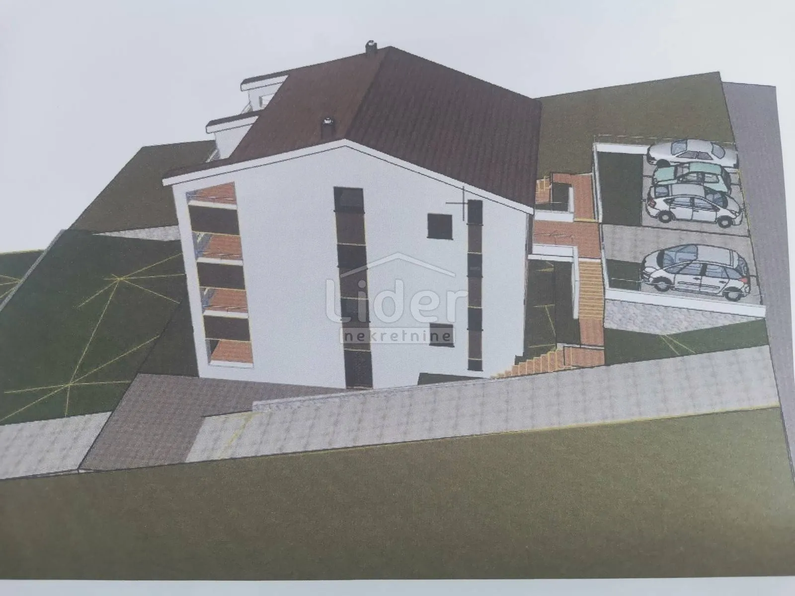 dramalj novogradnja, pogled na more + okućnica - slika 20