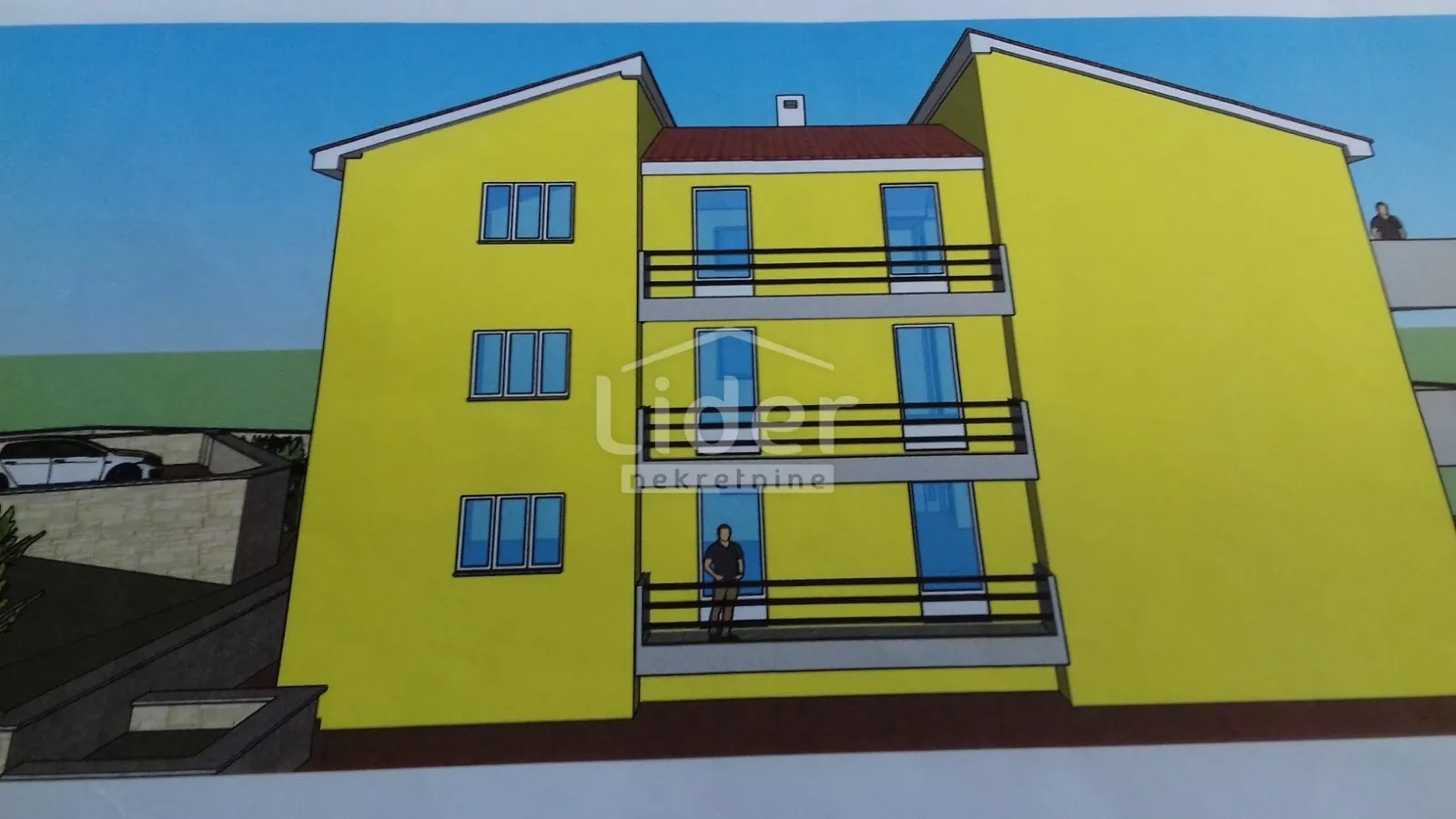 kastav zemljište od 1000 m2 s građevinskom dozvolom - slika 6