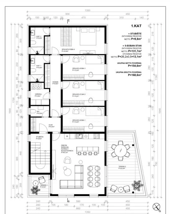 novogradnja - stan 148,85m2 maksimir - slika 8