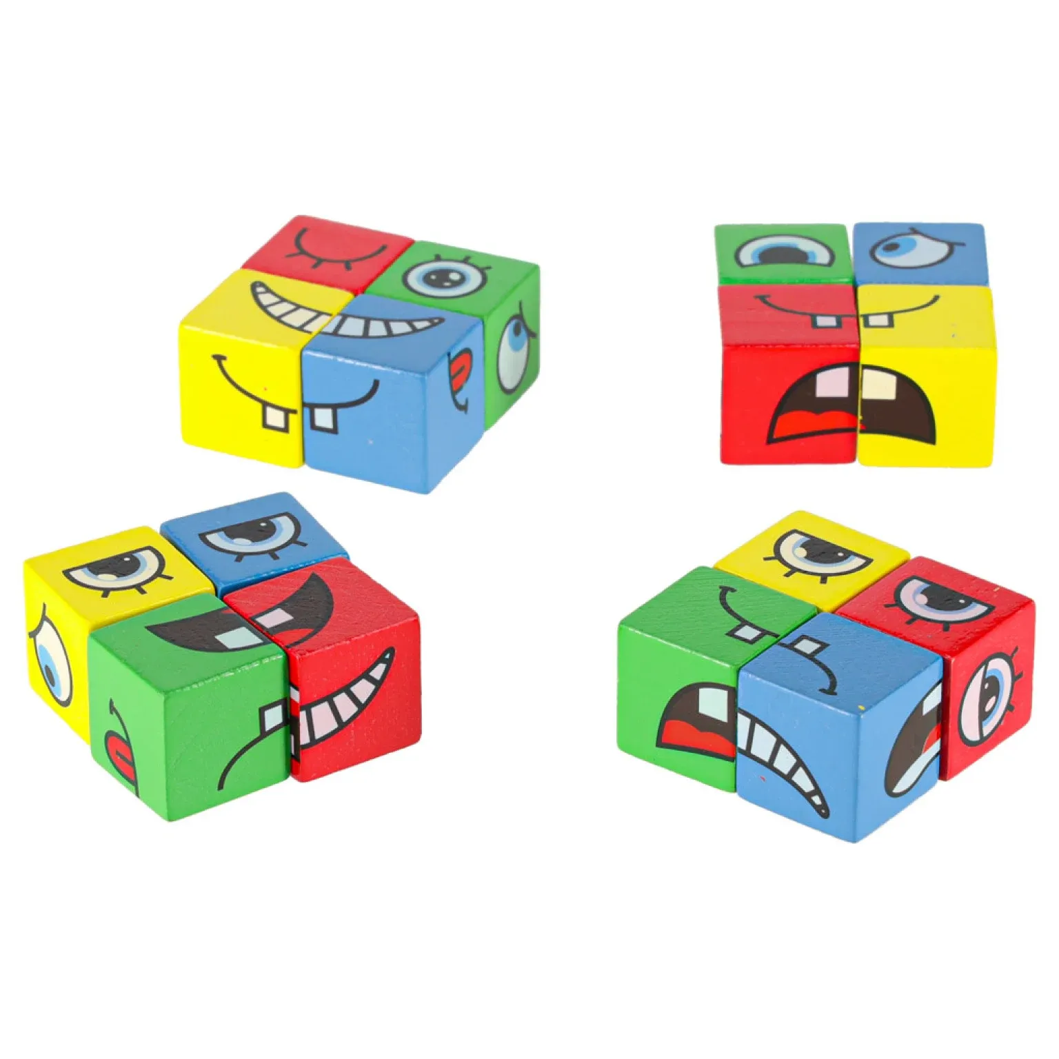 montessori kocke igra slaganja – emocije - slika 2