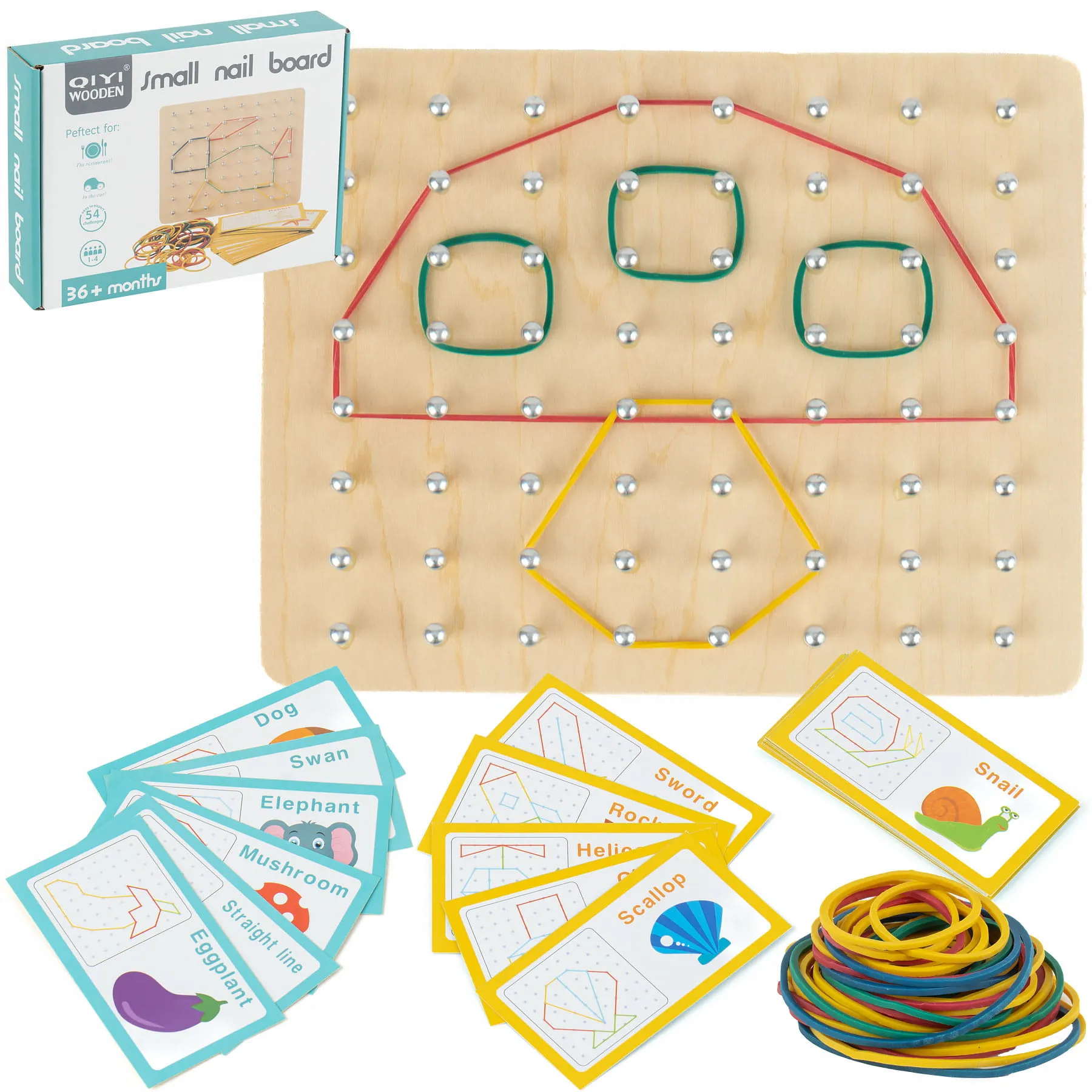 Montessori edukativna slagalica Geoboard za djecu i odrasle - Zagreb