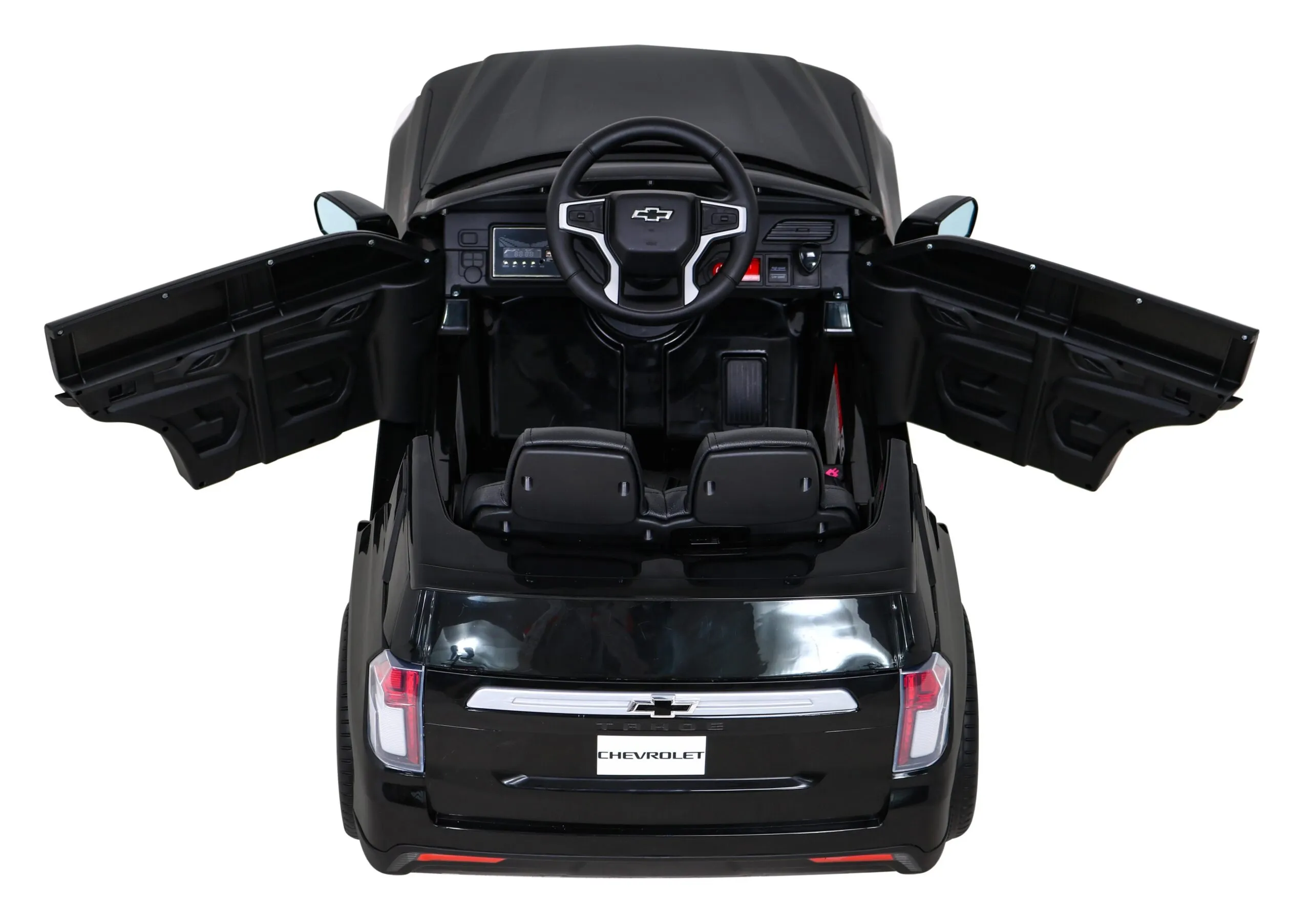 licencirani auto na akumulator chevrolet tahoe - crni - slika 3