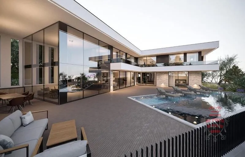 zemljište 800 m2+ projekt od 400 m2, prekrasna vila sa bazenom, istra - slika 14