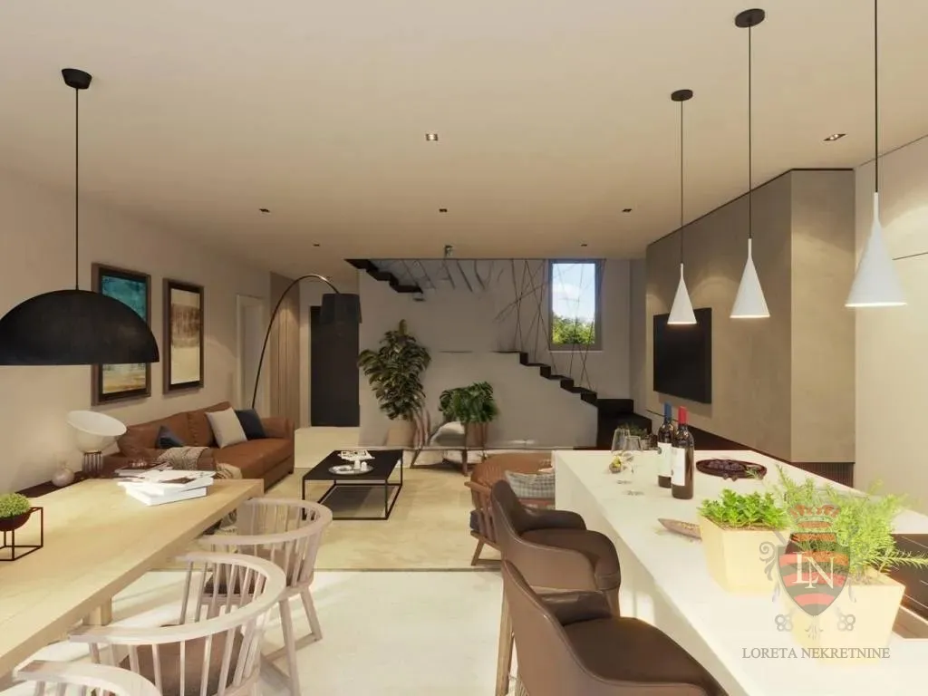 kamena kuća s bazenom tinjan, 150 m2 - slika 12