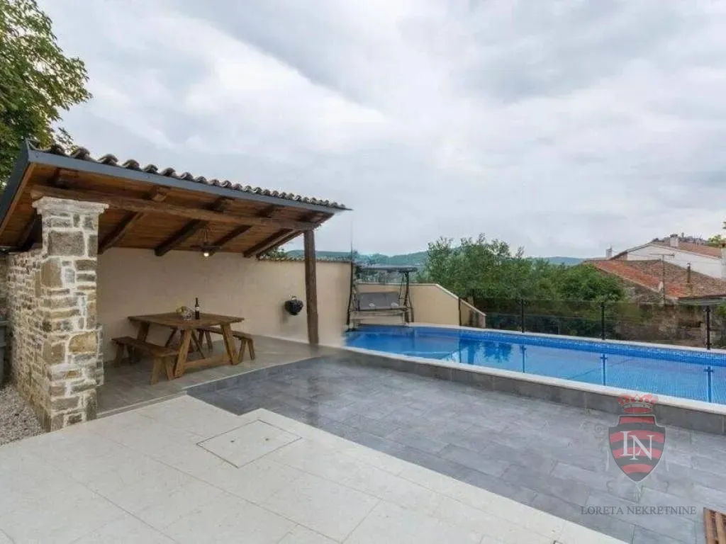 kamena kuća s bazenom 115 m2, motovun - slika 14