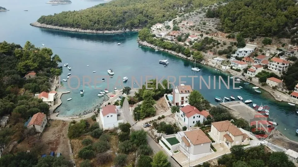 građevinsko zemljište, gršćica, korčula, 730 m2, prvi red do mora! - slika 2