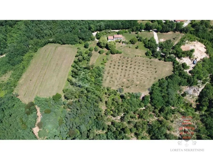 Imanje za prodaju oko 50 000 m2 s kućom, Istra - Nedešćina, Sveta Nedelja