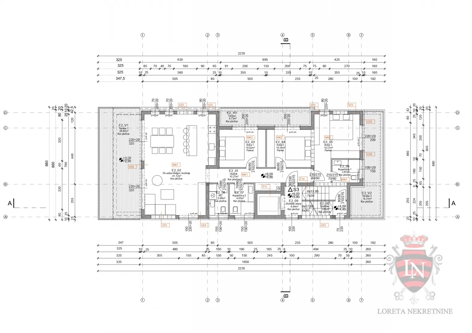 novogradnja zadar 296,29 m2, s3 - slika 17