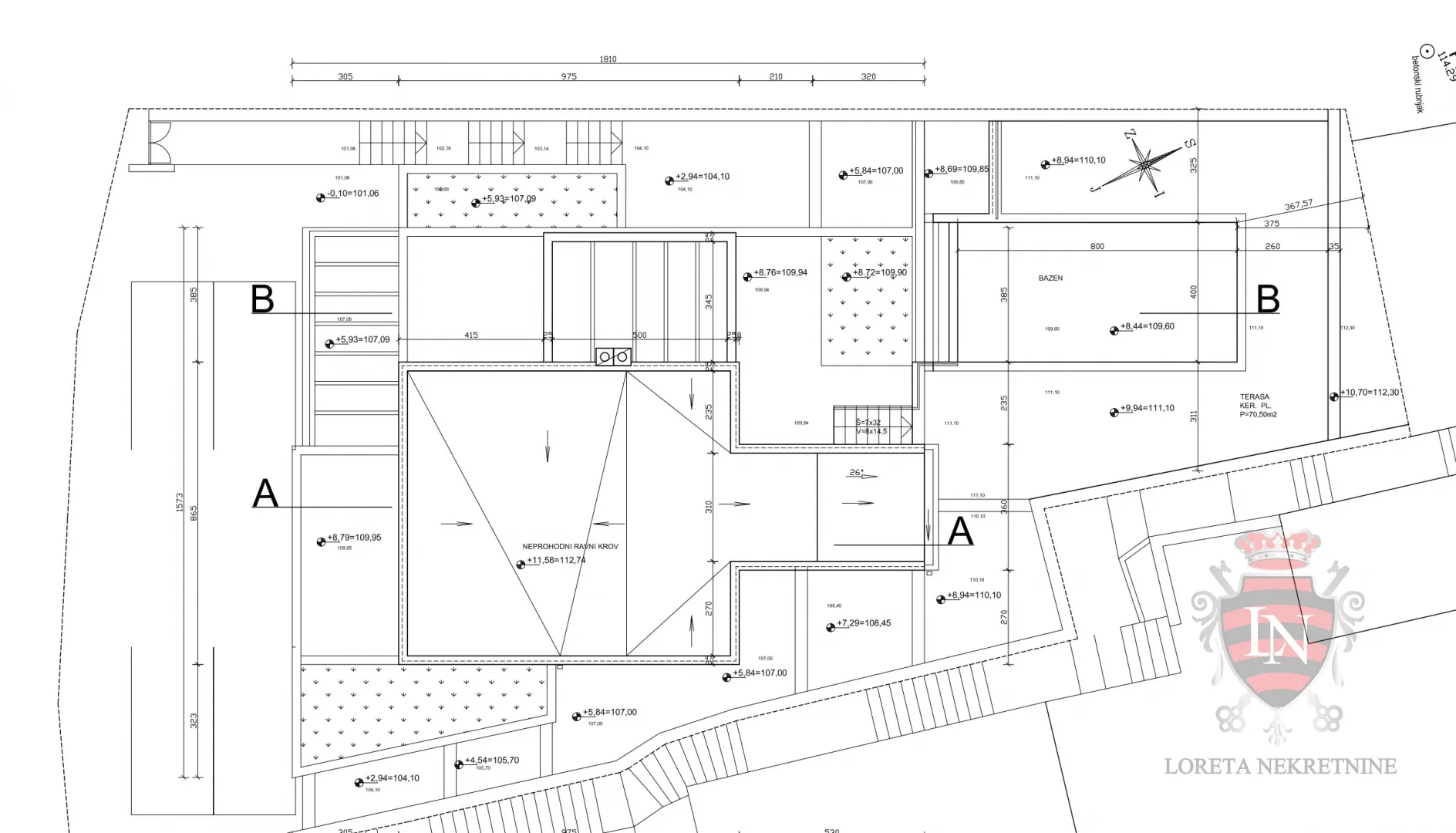 novogradnja dubrovnik, nuncijata s1, 153 m2 - slika 24