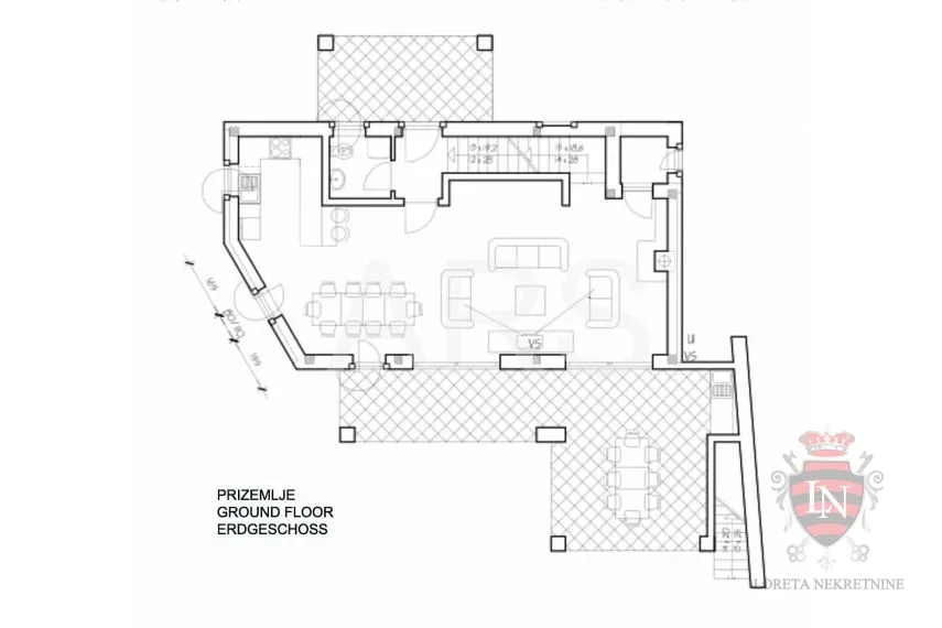 kuća s bazenom 172 m2 + okućnica, labin - slika 34