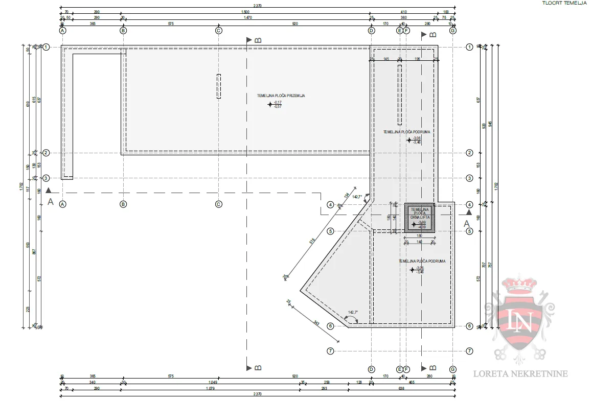 zemljište 800 m2+ projekt od 400 m2, prekrasna vila sa bazenom, istra - slika 22