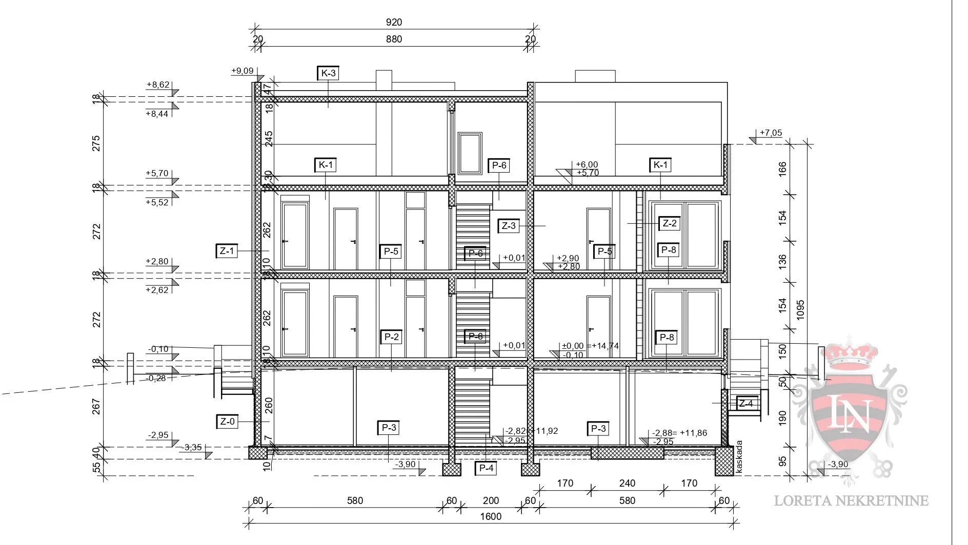 stan 2 novogradnja 204,03 m2, ražanac - slika 12