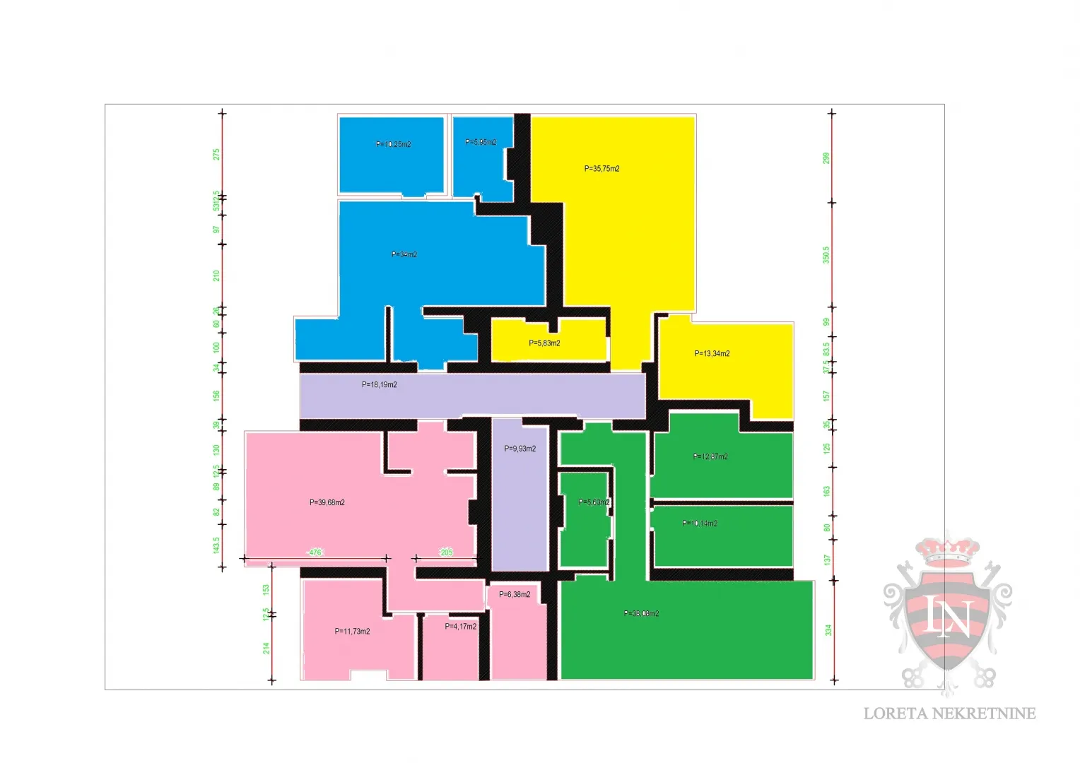 poslovni prostor - 4 stana! 262 m2, sesvete - slika 31