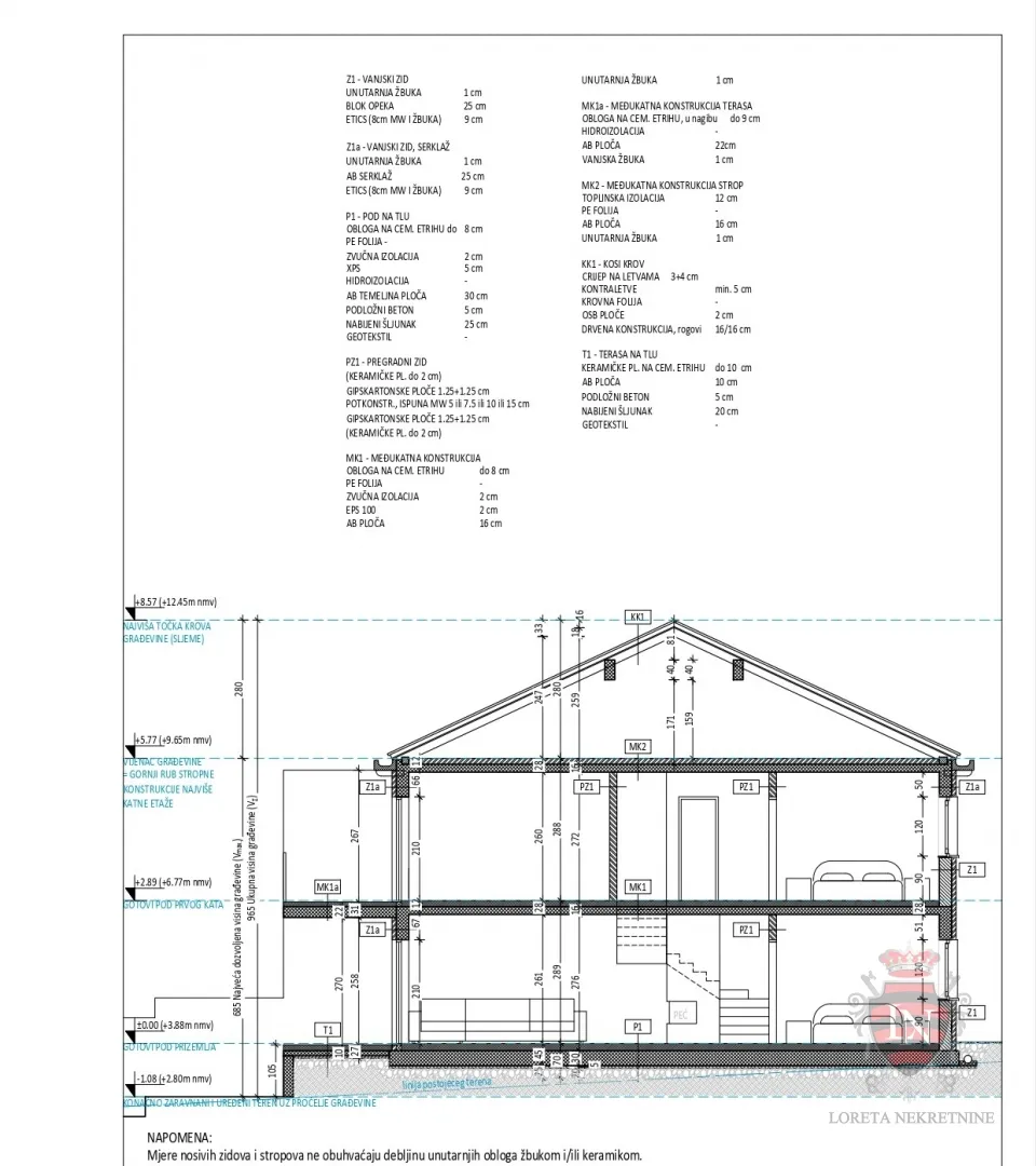 zemljište s projektom i dozvolom oko 700 m2, pelješac - slika 48