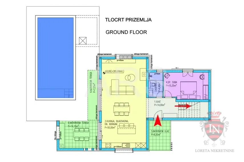 vila labin 169 m2 na parceli 1300 m2 - slika 30