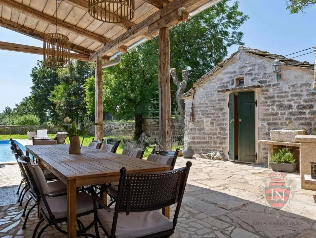 kamena kuća s bazenom 280 m2, gračišće, istra - slika 10