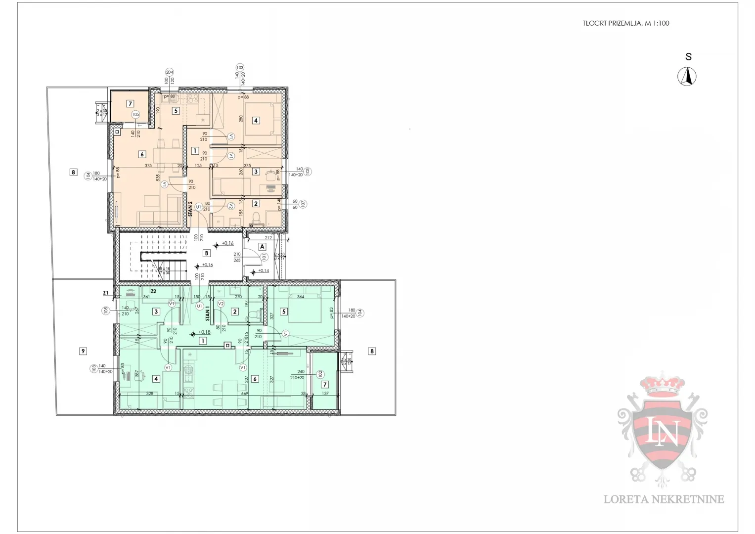 sv. klara, novogradnja, 94,95 m2, a2 - slika 22