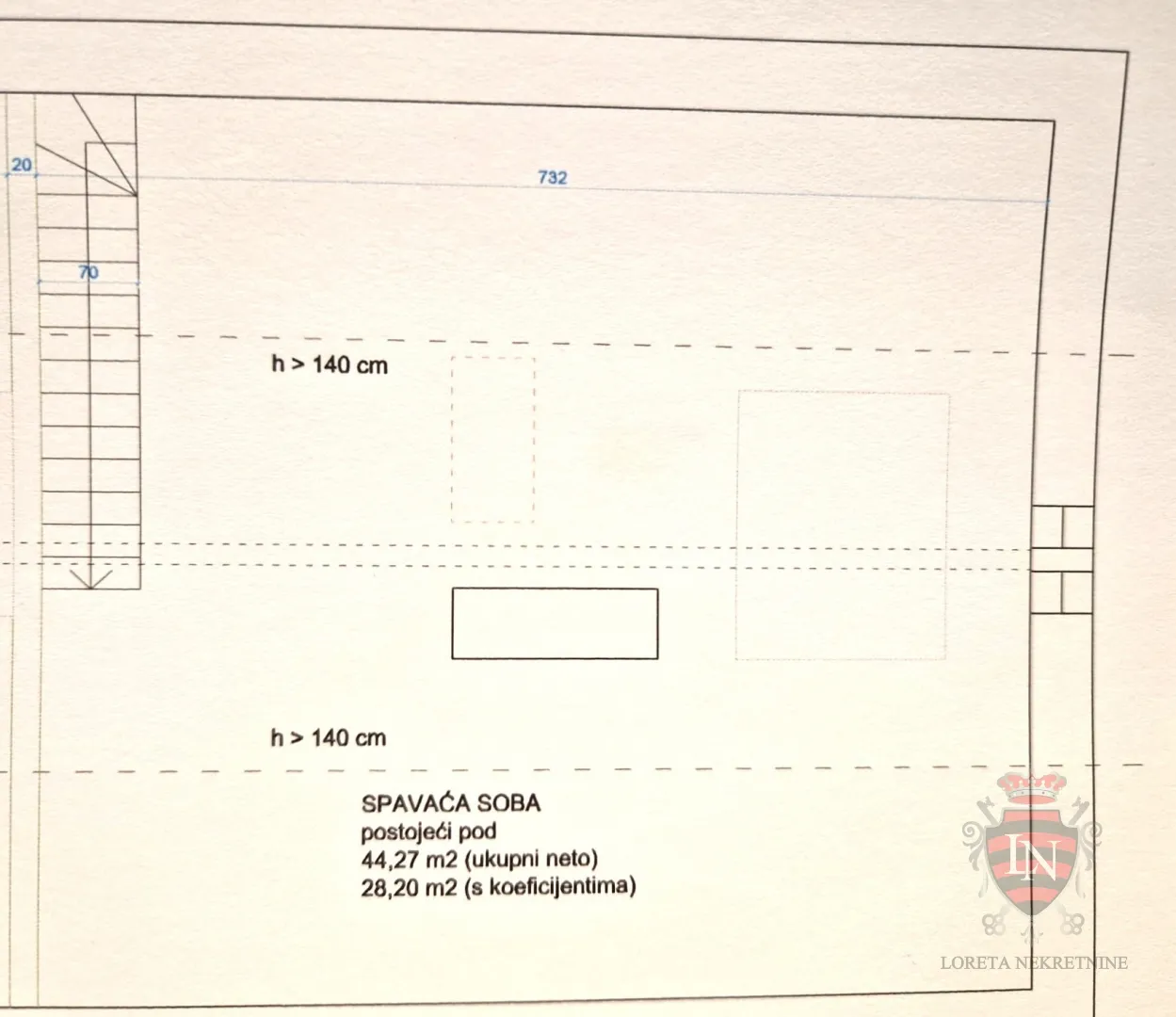dvoetažni renovirani stan 66 m2, šibenik - slika 14