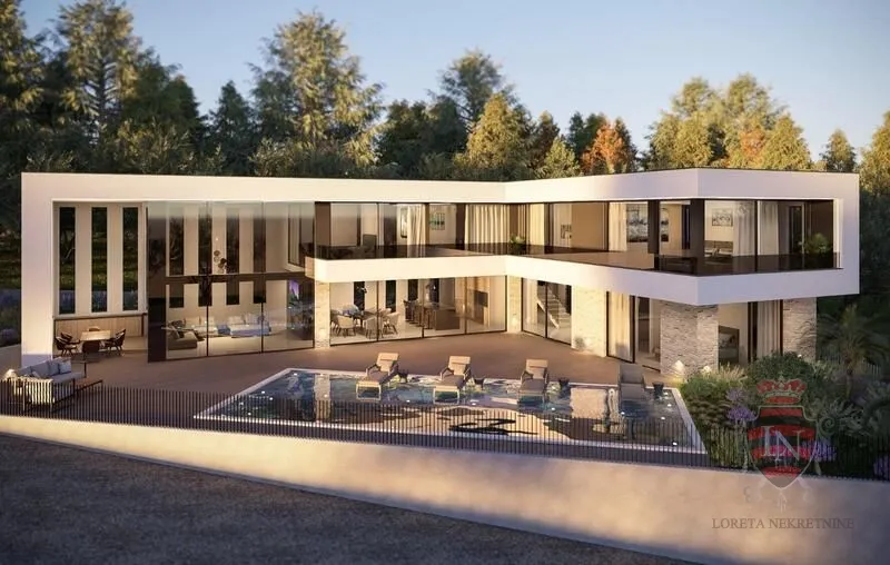 zemljište 800 m2+ projekt od 400 m2, prekrasna vila sa bazenom, istra - slika 7