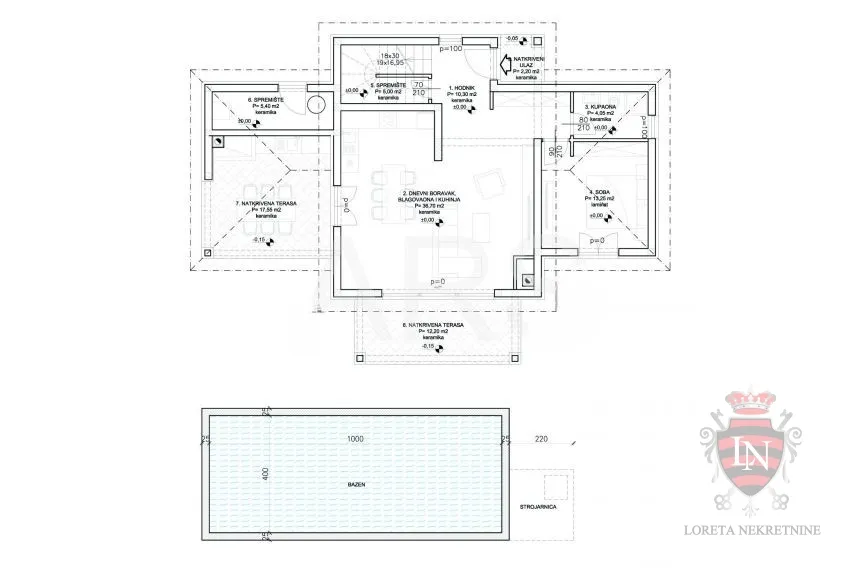 vila s bazenom na parceli od 1 300 m2, labin, istra - slika 38
