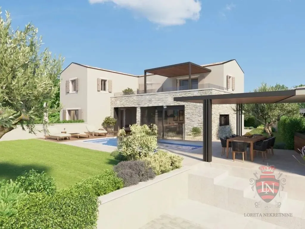 Kamena kuća s bazenom Tinjan, 150 m2 - Brečevići, Tinjan