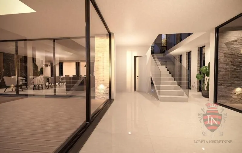 zemljište 800 m2+ projekt od 400 m2, prekrasna vila sa bazenom, istra - slika 9