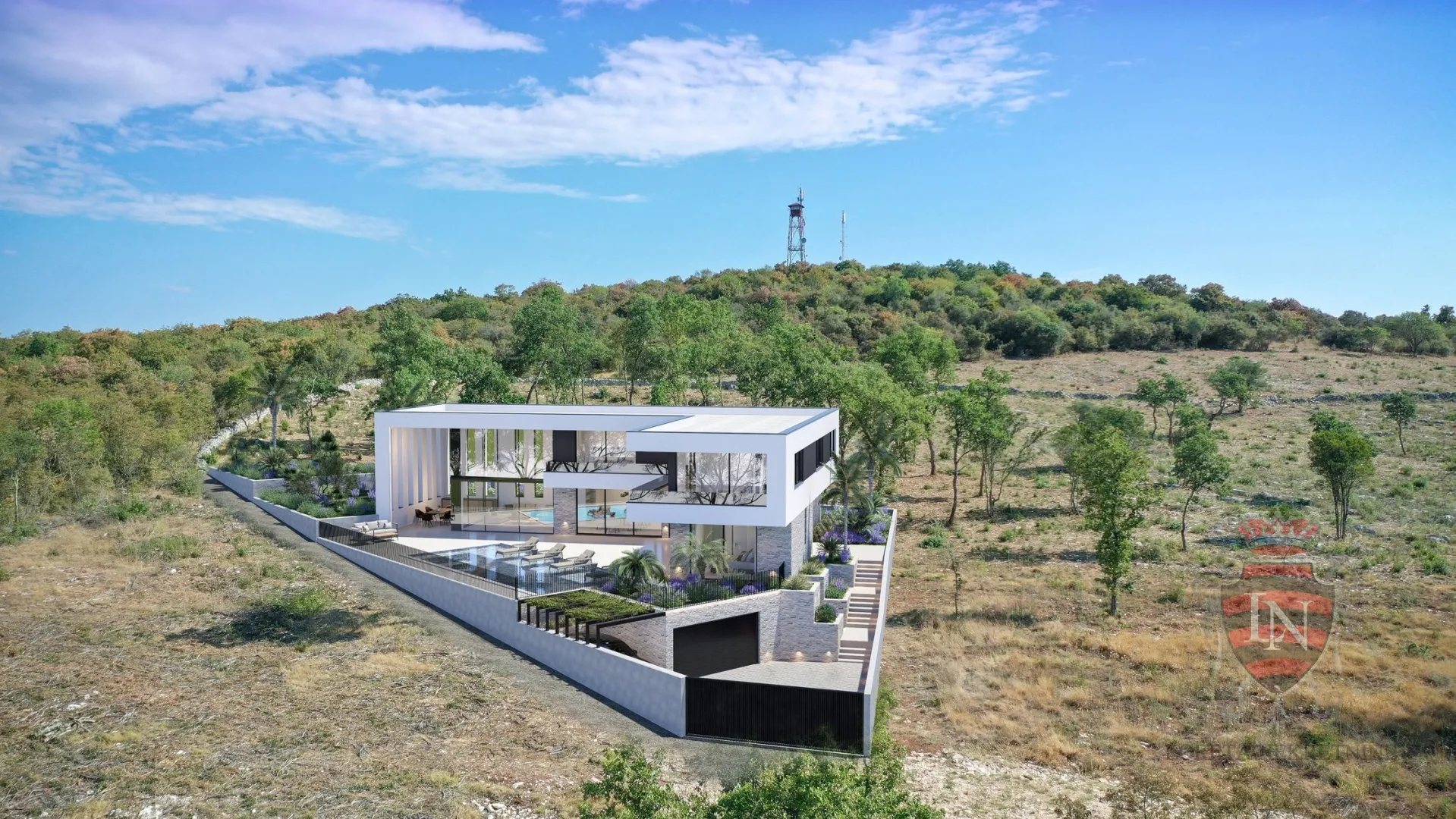 zemljište 800 m2+ projekt od 400 m2, prekrasna vila sa bazenom, istra - slika 6