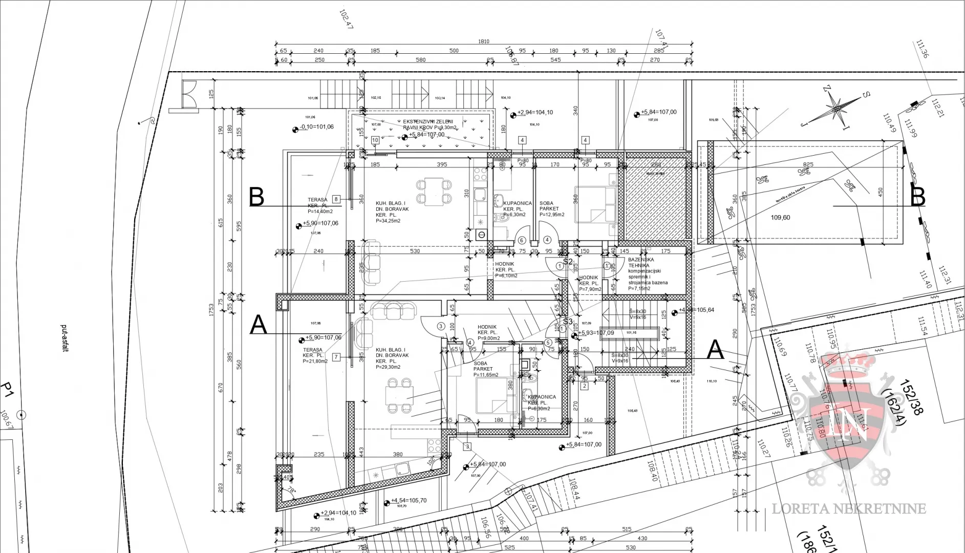 novogradnja dubrovnik, nuncijata s4, 168 m2 sa bazenom - slika 33
