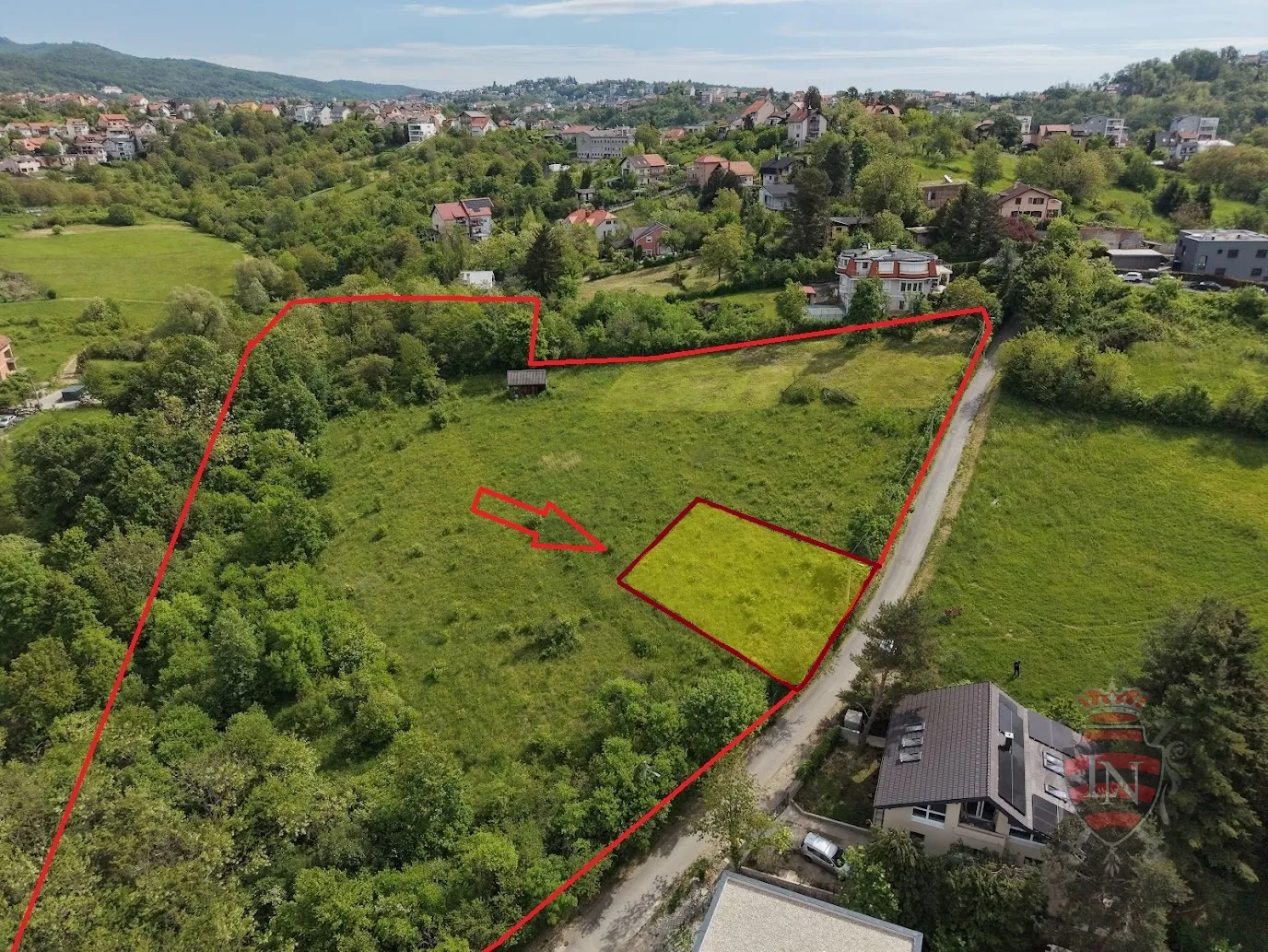 mikulići — građevinsko zemljište 648 m² | pravilan oblik, pogled i 160 €/m² - slika 3