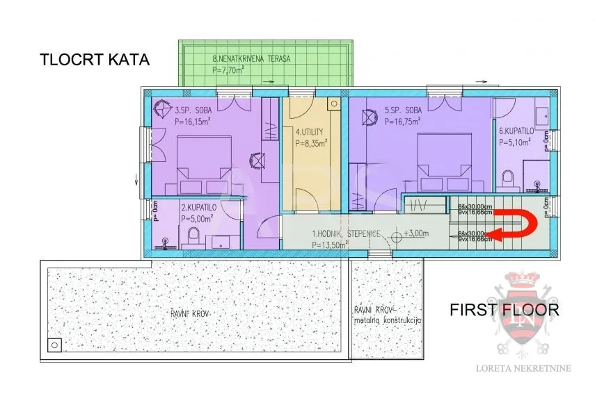 vila labin 169 m2 na parceli 1300 m2 - slika 29