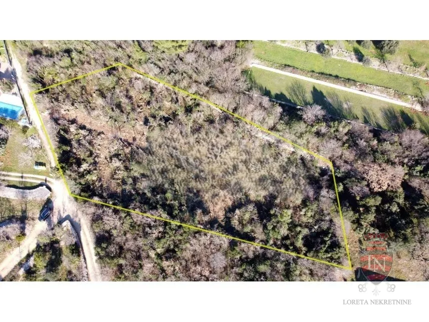 građevinsko zemljište s pogledom na more 2992 m2, labin - slika 3
