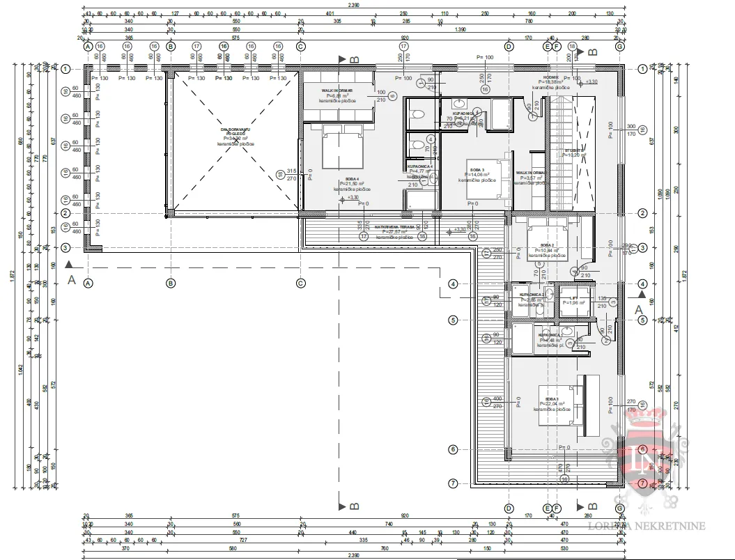 zemljište 800 m2+ projekt od 400 m2, prekrasna vila sa bazenom, istra - slika 19