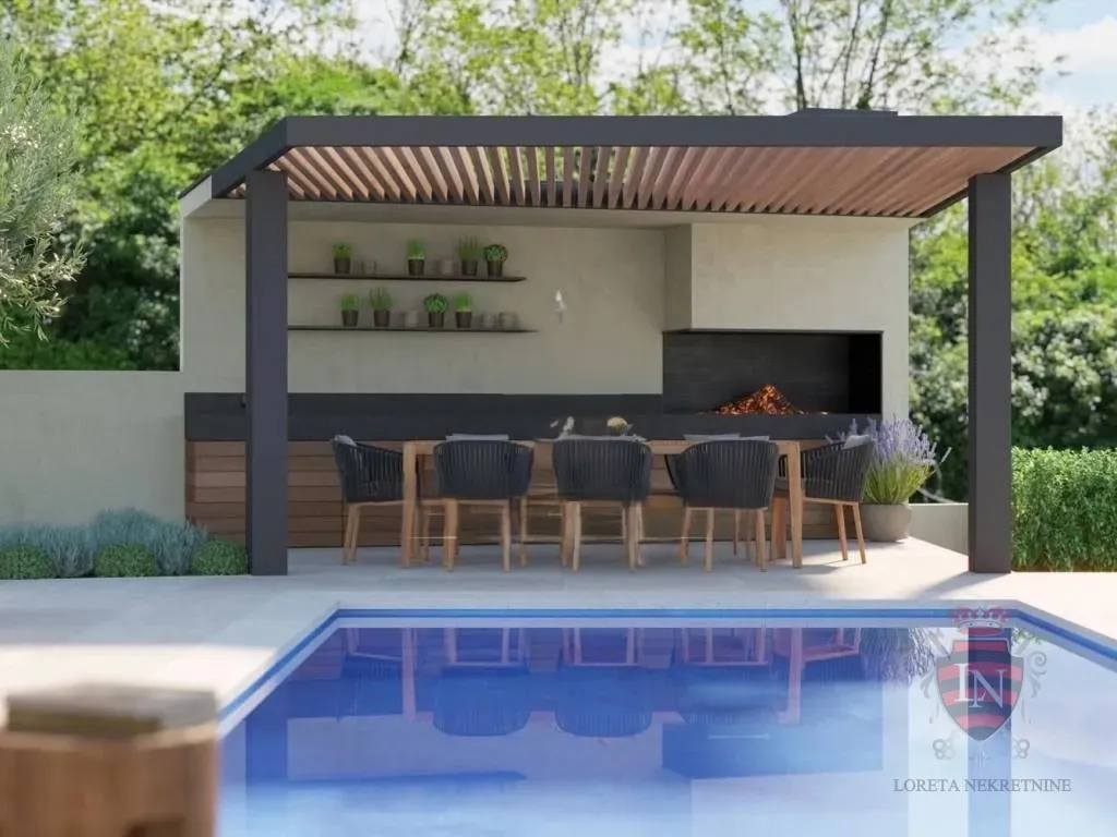 kamena kuća s bazenom tinjan, 150 m2 - slika 5