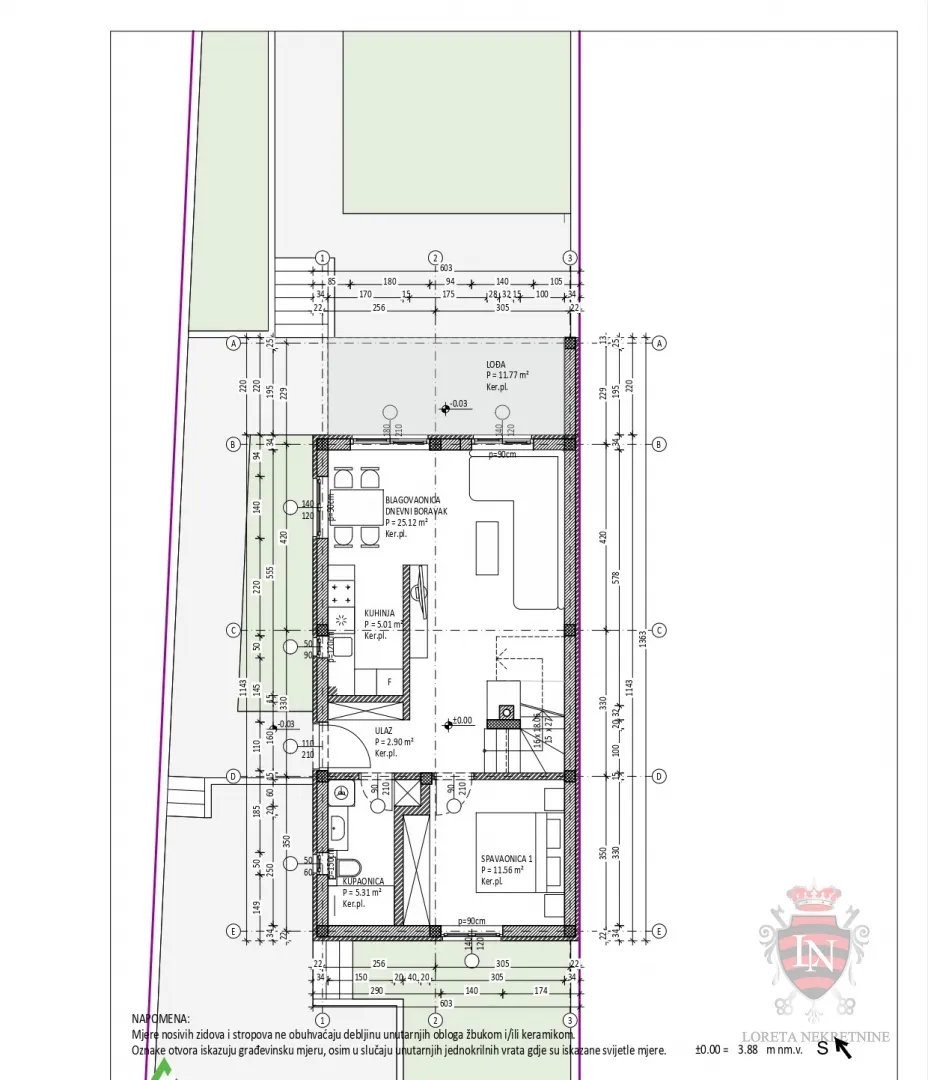zemljište s projektom i dozvolom oko 700 m2, pelješac - slika 44
