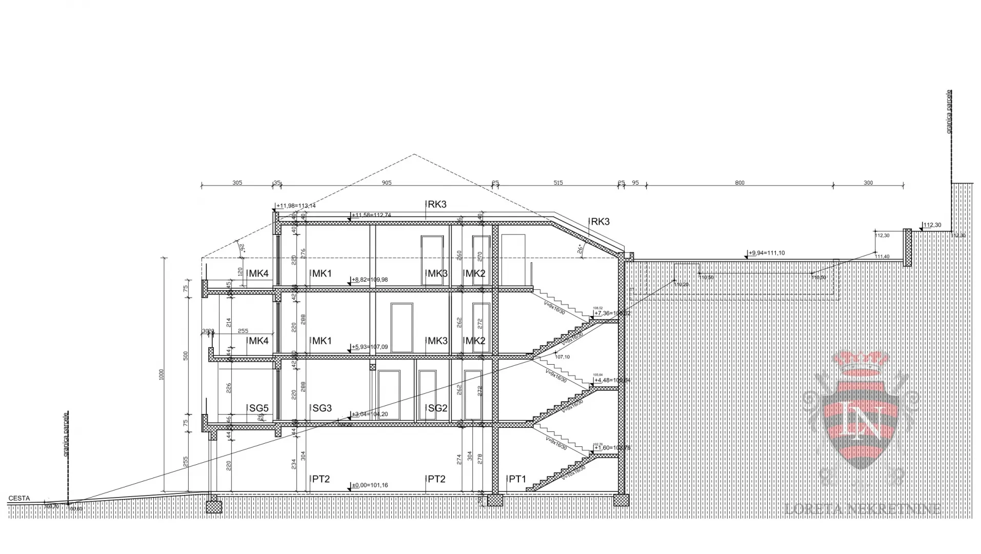 novogradnja dubrovnik, nuncijata s1, 153 m2 - slika 30