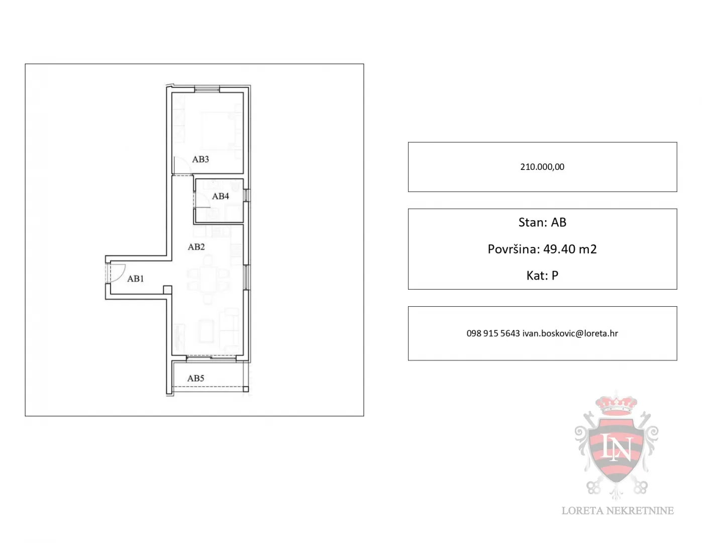 apartman ab, sjajna lokacija, novogradnja, štinjan, 49,40 m2 - slika 31