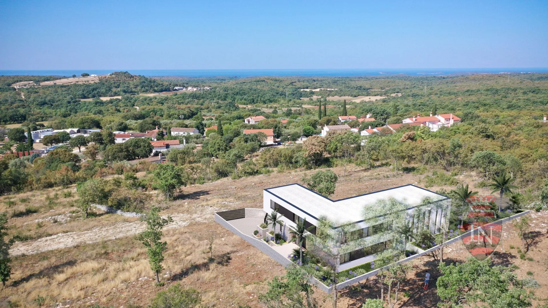 zemljište 800 m2+ projekt od 400 m2, prekrasna vila sa bazenom, istra - slika 5
